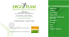 Desktop Screenshot of ergoteam-langenzenn.de